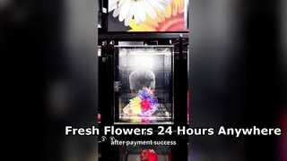 Máquina de venda automática de flores 24 horas | Rompendo as limitações de tempo e espaço para vendas de flores