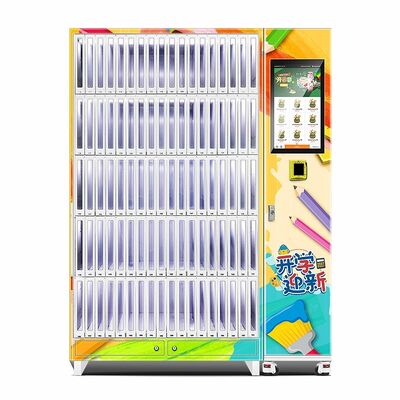 Máquina de venda automática de livros Haloo com fechadura eletrônica inteligente e porta de armário espessa e transparente à prova de explosão