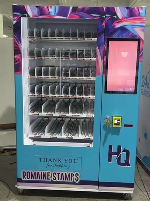 O tela táctil refrigerou não máquinas de venda automática para o cabelo Lash Nail das perucas
