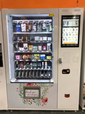 Certificado do CE das máquinas de venda automática do mantimento do tela táctil com temperatura ambiente