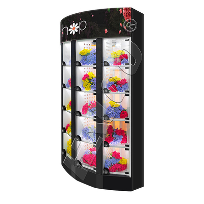 Horas do ODM do OEM 24 florescem a máquina de venda automática refrigerando do cacifo da máquina de venda automática para flores