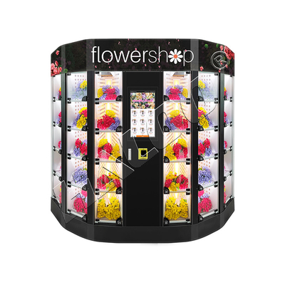 Horas do ODM do OEM 24 florescem a máquina de venda automática refrigerando do cacifo da máquina de venda automática para flores