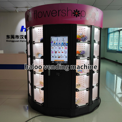 Horas do ODM do OEM 24 florescem a máquina de venda automática refrigerando do cacifo da máquina de venda automática para flores