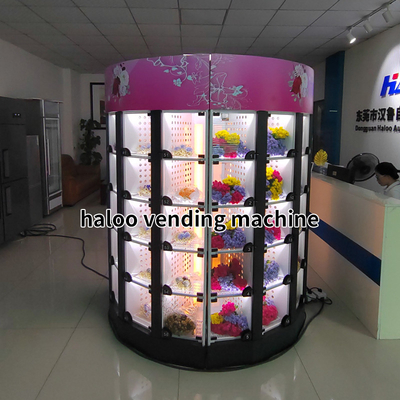 Horas do ODM do OEM 24 florescem a máquina de venda automática refrigerando do cacifo da máquina de venda automática para flores