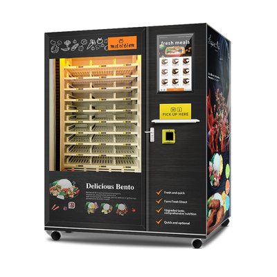 A máquina de venda automática quente totalmente automático do aquecimento do alimento personalizou a máquina de venda automática quente do alimento