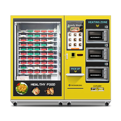 A máquina de venda automática quente totalmente automático do aquecimento do alimento personalizou a máquina de venda automática quente do alimento