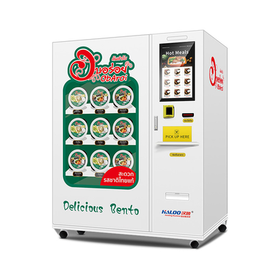 A máquina de venda automática quente totalmente automático do aquecimento do alimento personalizou a máquina de venda automática quente do alimento