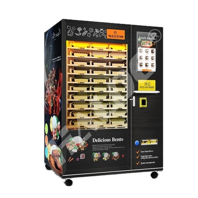 24 horas de máquina de venda automática quente da refeição com função de aquecimento rápida da micro-ondas