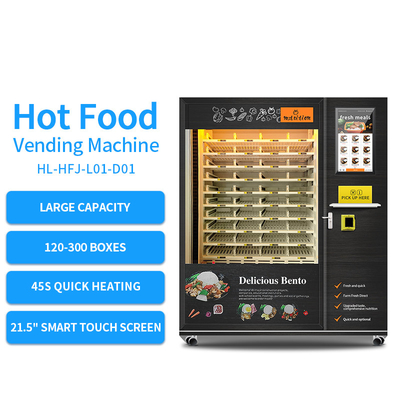 Máquina de venda automática automática do alimento da capacidade grande de 120 caixas com função refrigerar e aquecer-se