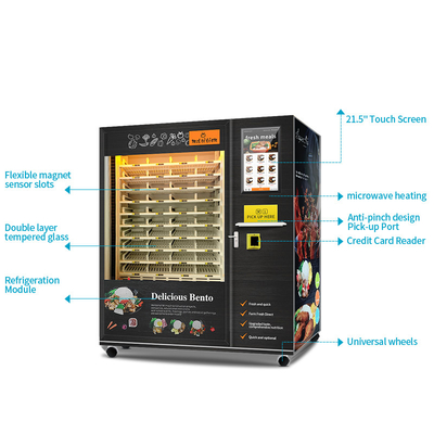 Máquina de venda automática automática do alimento da capacidade grande de 120 caixas com função refrigerar e aquecer-se