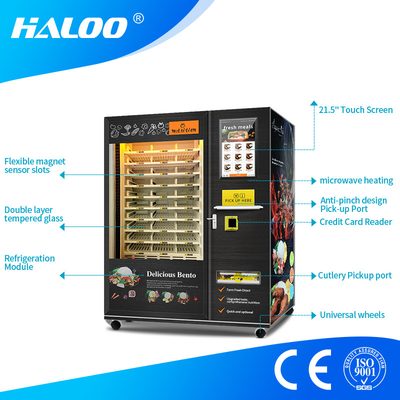 máquina de venda automática automática personalizada do aquecimento de micro-ondas do fast food da máquina de venda automática nutritiva da refeição