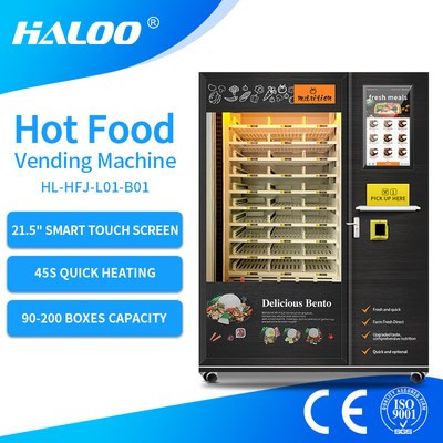máquina de venda automática automática personalizada do aquecimento de micro-ondas do fast food da máquina de venda automática nutritiva da refeição