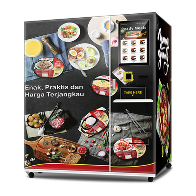 Menos a preparação Célsio de 20 graus máquina de venda automática congelada do alimento de Bento Breakfast Lunch Box Dumplings das refeições com função de aquecimento rápida