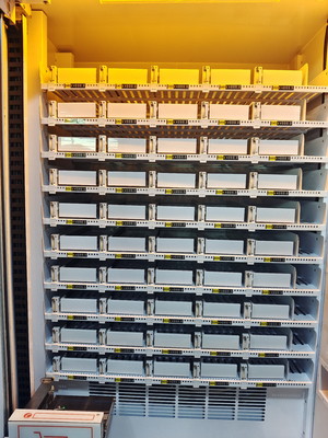 Máquina de venda automática quente do alimento dos armários da grande capacidade 2 com aquecimento de micro-ondas e o tela táctil esperto