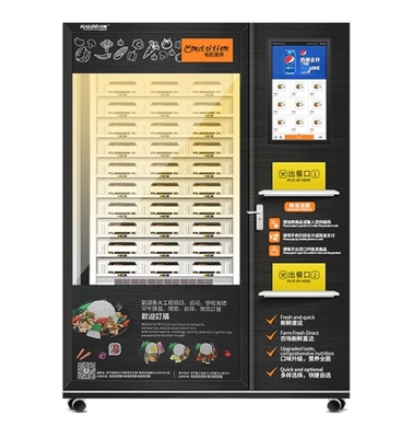 Máquina de venda automática automática dos Hamburger com refrigeração e aquecimento