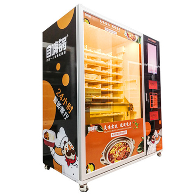 Máquina de venda automática feita sob encomenda congelada do aquecimento de micro-ondas da refeição dos alimentos frescos