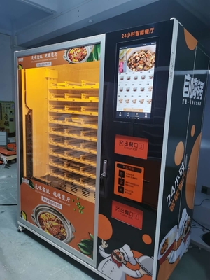 Máquina de venda automática feita sob encomenda congelada do aquecimento de micro-ondas da refeição dos alimentos frescos