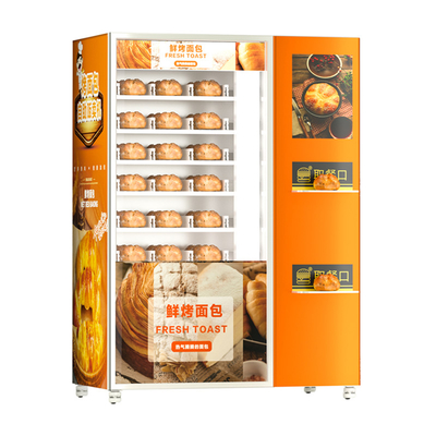 Máquina de venda automática fresca automática do Cozimento-pão do brinde com forno esperto