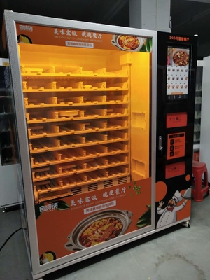Máquina de venda automática automática do alimento da eficiência alta do aquecimento com micro-ondas