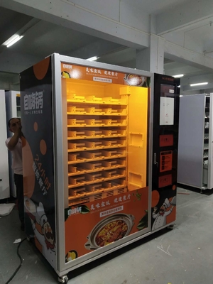 Máquina de venda automática automática do alimento da eficiência alta do aquecimento com micro-ondas