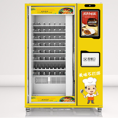 Aquecimento quente da máquina de venda automática do alimento da lancheira automática da refeição do café da manhã do fast food