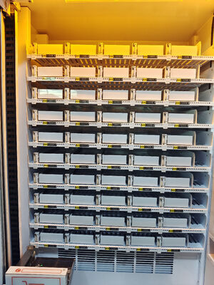 Máquina de venda automática de comida quente Haloo Self-service almoço Bento com função de aquecimento Máquina de venda automática de comida de grande capacidade