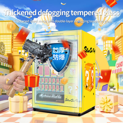 Máquina de venda automática de caixa cega Haloo de 21,5 polegadas com tela sensível ao toque plataforma de entrega XY com janela de exibição extra grande