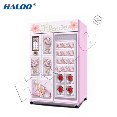 Máquina de venda automática Haloo Supplie R20 Locker Touch Screen Flower Vending Machine