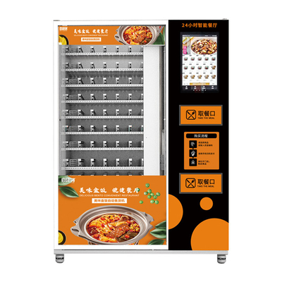 Máquina de venda automática pronto para comer dos alimentos frescos com aquecimento automático