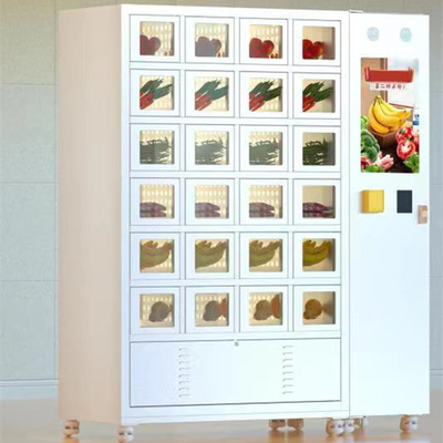 Máquina de venda automática refrigerando padrão europeia do cacifo da exportação com refrigeração de And 4℃ do leitor de cartão do crédito