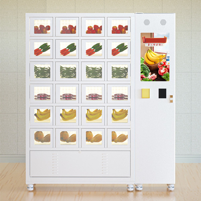Armário refrigerando personalizado dos cacifos da máquina de venda automática das frutas e legumes do tamanho