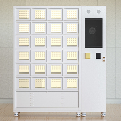 Armário refrigerando personalizado dos cacifos da máquina de venda automática das frutas e legumes do tamanho