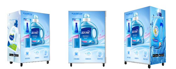 Máquina de venda automática diária do líquido de lavagem de pano do detergente do uso da casa