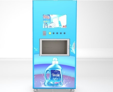 Máquina de venda automática diária do líquido de lavagem de pano do detergente do uso da casa