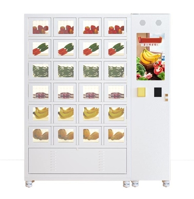 Máquina de venda automática refrigerando do cacifo para o sushi dos bolos da carne dos vegetais de fruto fresco