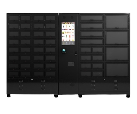 Máquina de venda automática refrigerada marisco personalizada do armário da flor da carne do bolo do tamanho do cacifo