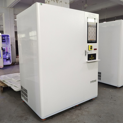A máquina de venda automática congelada tela táctil -18℃ da carne refrigerou a máquina de venda automática da carne