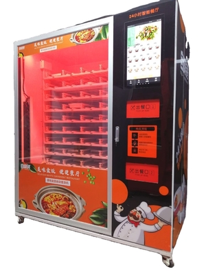 Máquina de venda automática da micro-ondas para a máquina de venda automática caloroso dos alimentos mornos