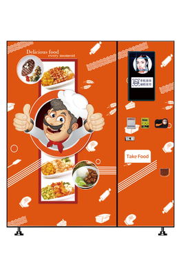 Máquina de venda automática preparada máquina de venda automática do alimento das refeições de Bento Box Vending Machine Freezing