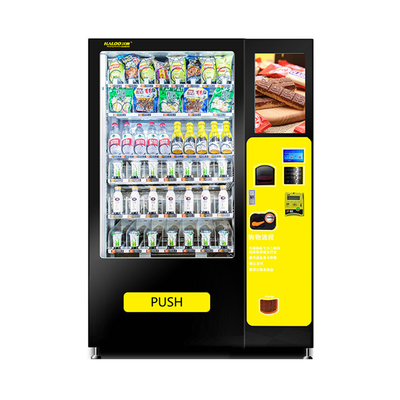 Máquinas de venda automática combinados do alimento e da bebida, leitor de cartão Vending Machine