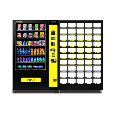 Máquina de venda automática do fruto fresco do OEM combinado com rede do cacifo 4G