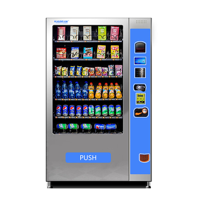 Teclado numérico que toca na máquina de venda automática refrigerando do metro das máquinas de venda automática para o alimento e as bebidas