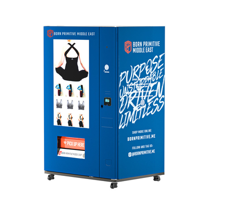 Máquinas de venda automática grandes da roupa do tela táctil para ternos de natação dos ternos da ioga