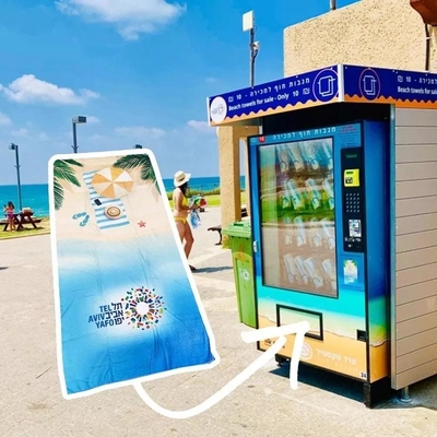 Máquina de venda automática não refrigerada 220V 50HZ dos ternos de natação de toalha de praia