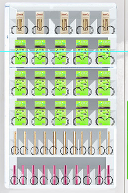 Jogo popular novo Lucky Blind Box Vending Machine engraçado com tela táctil