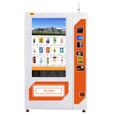 Máquina de venda automática combinado da soda grande do petisco da tela, Chips Vending Machine