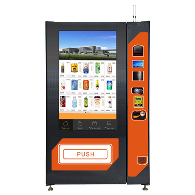 Máquina de venda automática combinado da soda grande do petisco da tela, Chips Vending Machine