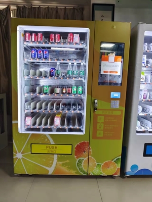 Bebidas refrigerando e máquina de venda automática esperta dos petiscos, máquina de venda automática da correia transportadora 