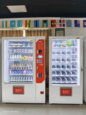 Mini Market Vending Machine Combination em linha com o ODM da tela de 5 polegadas