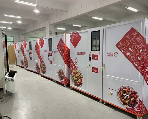 máquina de venda automática cozida fresca da pizza 3800W com certificação do CE da micro-ondas